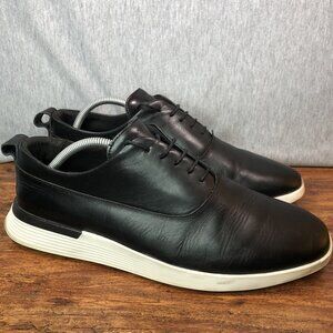 Wolf & Shepherd Crossover Longwing Mens Size 11.5 Black Lace Up Dress Shoes